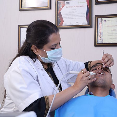 Dental treatment by Dr. Nisha Parveen