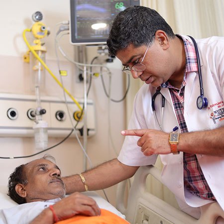 Dr. Vishwajeet Bembi in ICU
